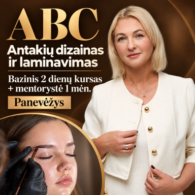 ABC – antakių dizainas ir antakių laminavimas