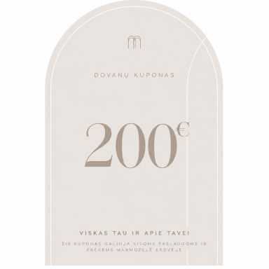 DOVANŲ KUPONAS 200 €
