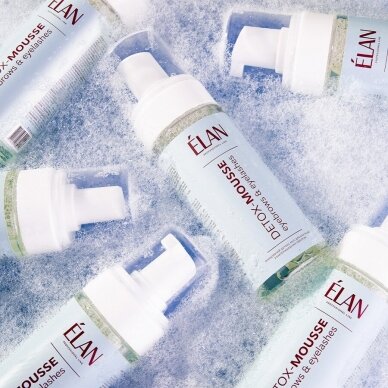 ELAN DETOX MOUSSE valomosios putos antakiams ir blakstienoms, 150 ml 1 ELAN DETOX MOUSSE valomosios putos antakiams ir blakstienoms, 150 ml 1