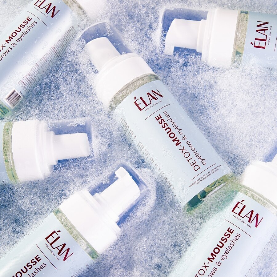 ELAN DETOX MOUSSE valomosios putos antakiams ir blakstienoms, 150 ml 1 ELAN DETOX MOUSSE valomosios putos antakiams ir blakstienoms, 150 ml 1
