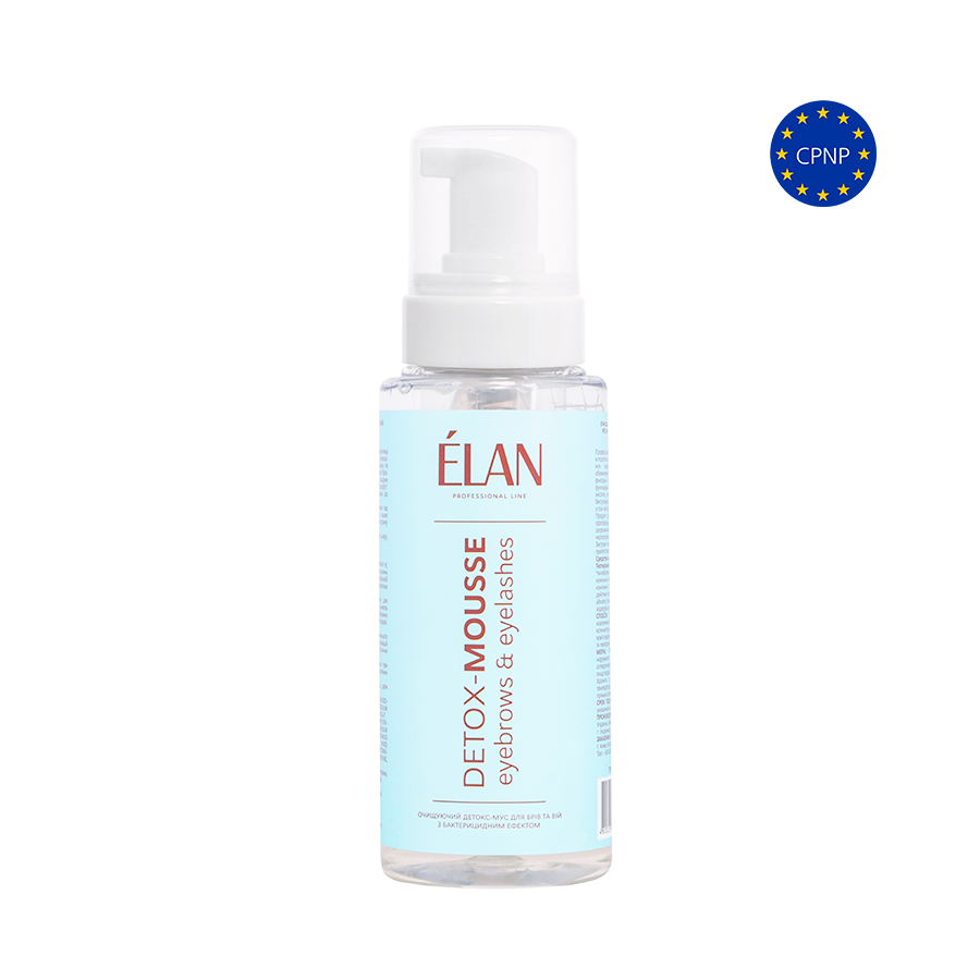 ELAN DETOX MOUSSE valomosios putos antakiams ir blakstienoms, 150 ml ELAN DETOX MOUSSE valomosios putos antakiams ir blakstienoms, 150 ml
