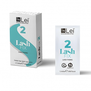INLEI FIX 2 - antras blakstienų laminavimo žingsnis pakelyje INLEI FIX 2 - antras blakstienų laminavimo žingsnis pakelyje