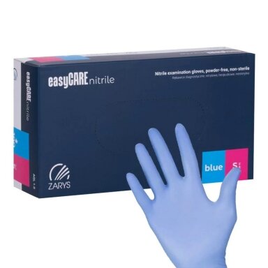 Nitrilinės pirštinės EASY CARE BLUE, ZARYS - 100 vnt.