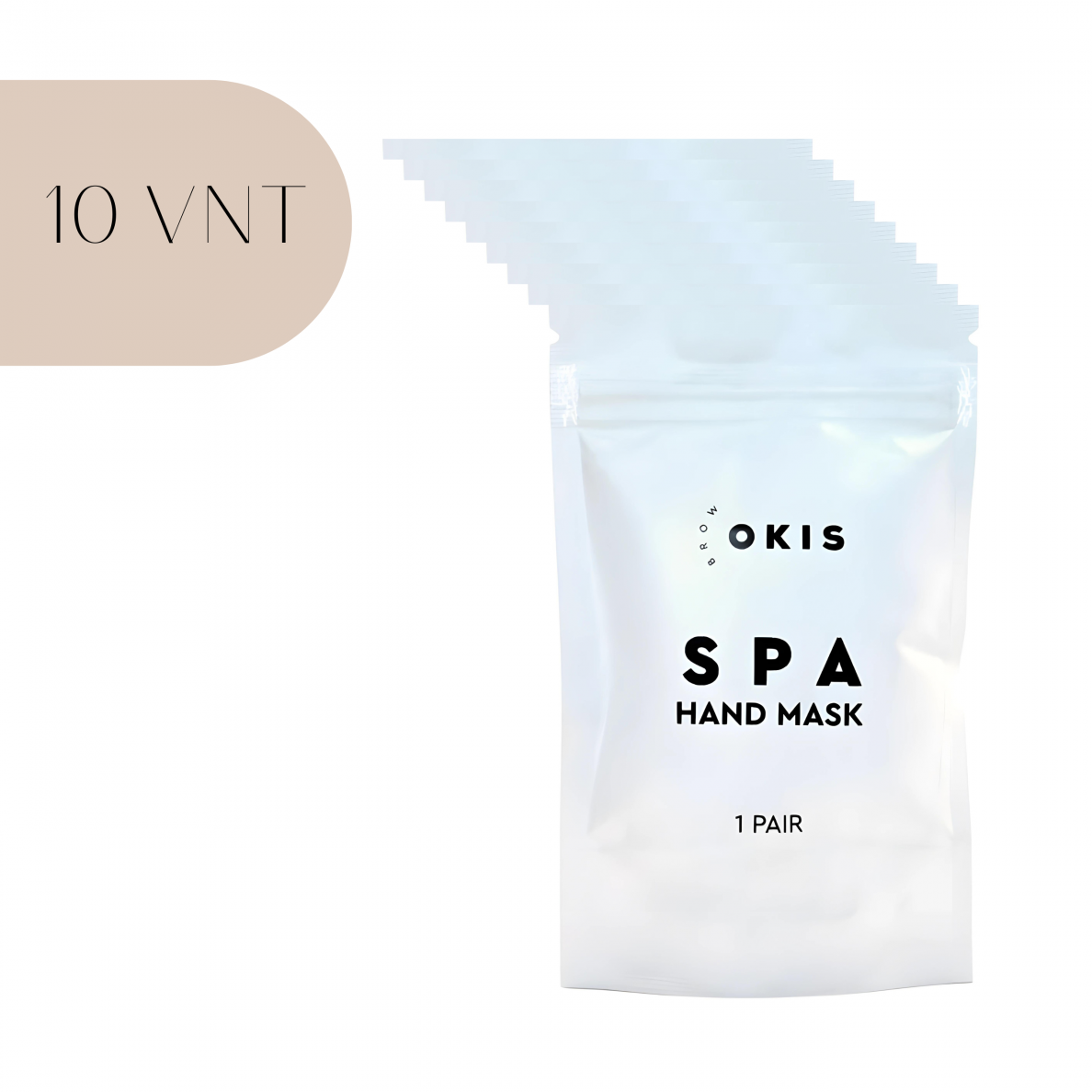 OKIS BROW SPA HAND MASK - rankų kaukė, 10 vnt OKIS BROW SPA HAND MASK - rankų kaukė, 10 vnt