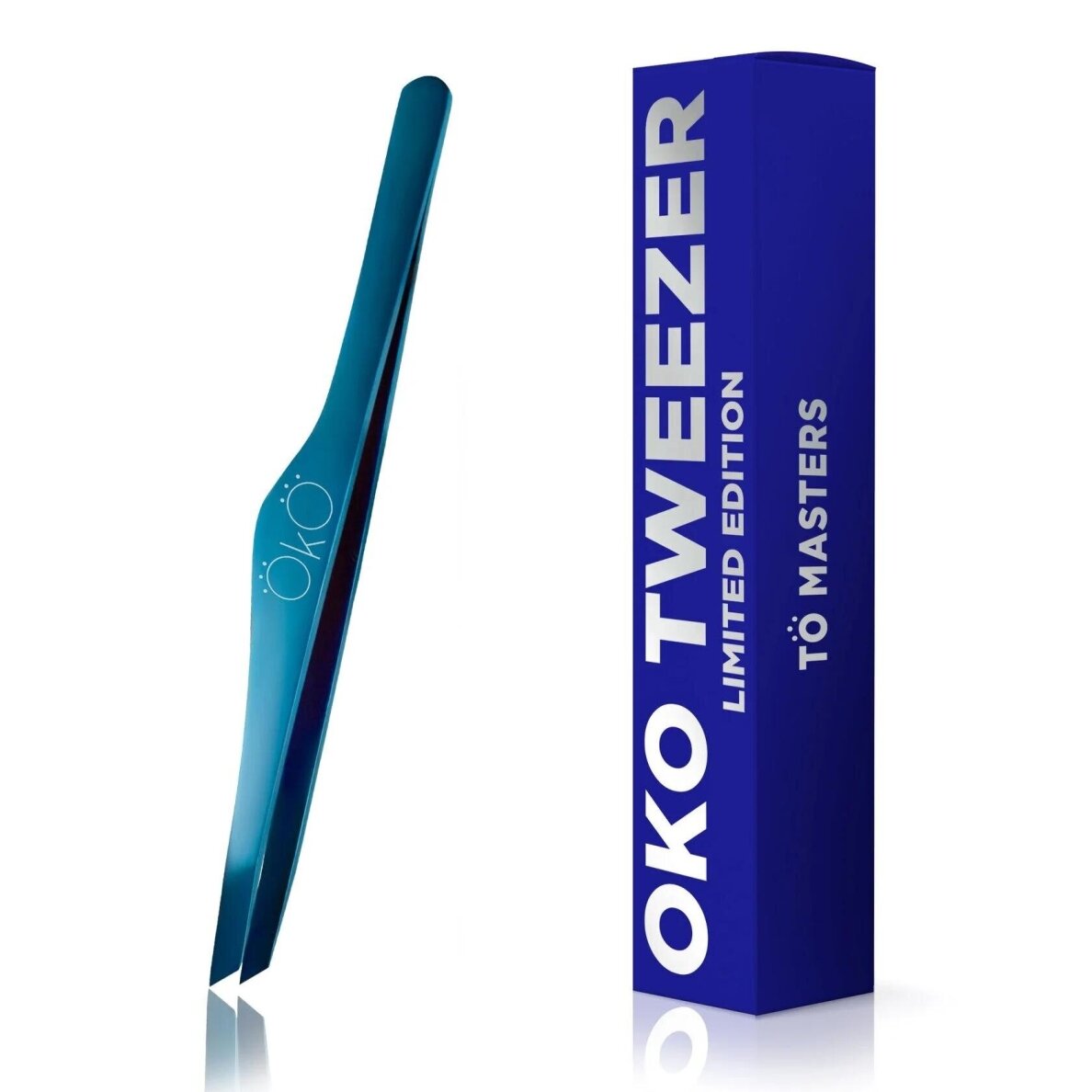 OKO antakių pincetas Beveled Blue Magic Premium 1 OKO antakių pincetas Beveled Blue Magic Premium 1