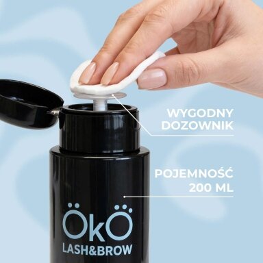OKO BROW dozatorius skysčiams su pompa 200 ml OKO BROW dozatorius skysčiams su pompa 200 ml