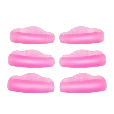 OKO laminavimo voleliai Hollywood Pink, Lifting Pads 3 poros OKO laminavimo voleliai Hollywood Pink, Lifting Pads 3 poros