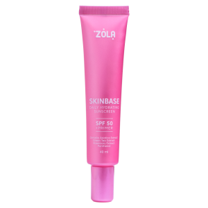 ZOLA drėkinamasis apsauginis kremas nuo saulės SPF 50 SKINBASE, 40 ml