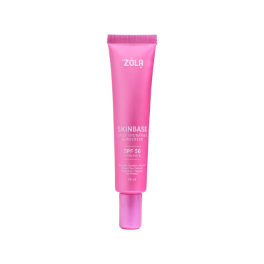 ZOLA drėkinamasis apsauginis kremas nuo saulės SPF 50 SKINBASE, 40 ml